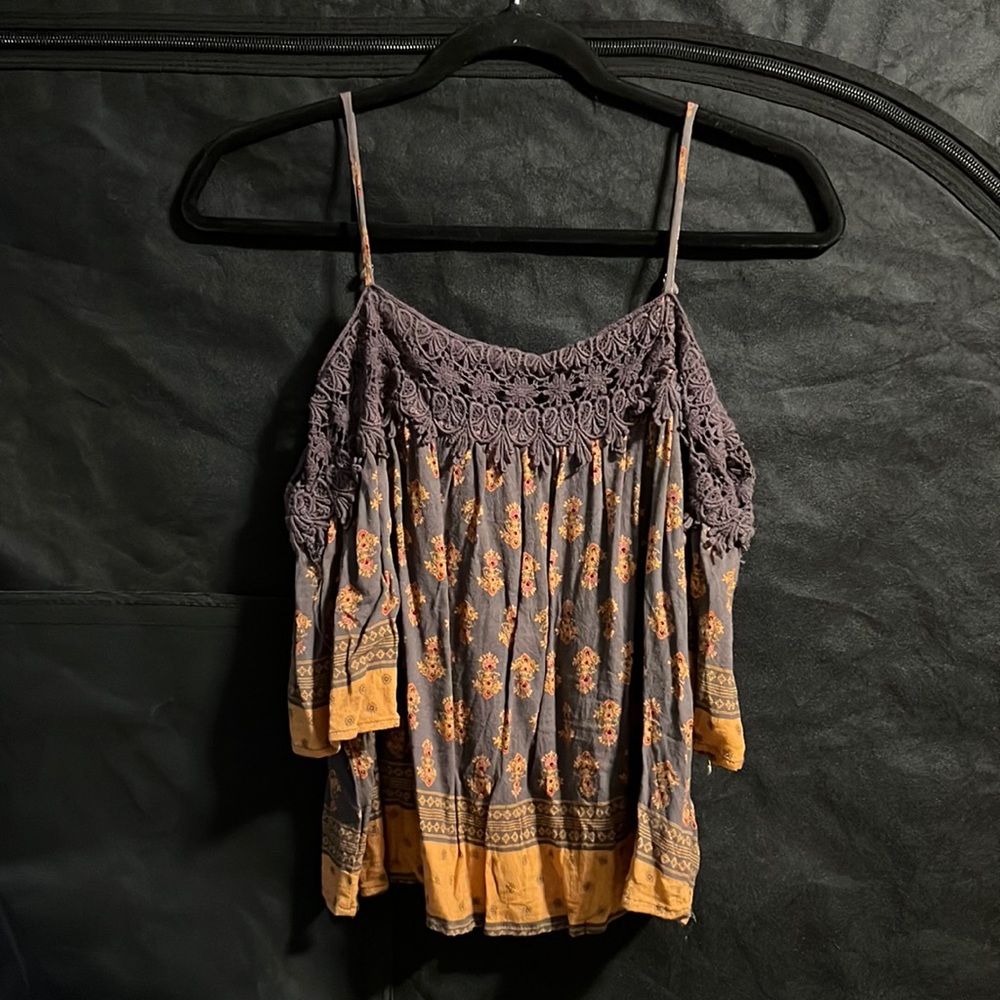 Off the shoulder bohemian blouse